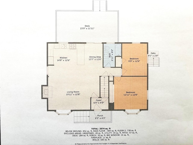 98 N Evarts Ave, Elmsford, NY 10523 - view of home floor plan