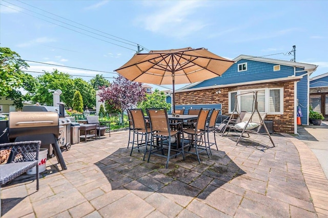 137 Jefferson St, Inwood, NY 11096 - view of patio / terrace with outdoor dining space