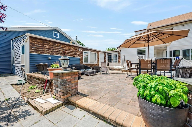 137 Jefferson St, Inwood, NY 11096 - view of patio with outdoor lounge area