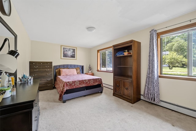 49 Raker Rd, Poughkeepsie, NY 12603 - bedroom with light colored carpet and baseboard heating