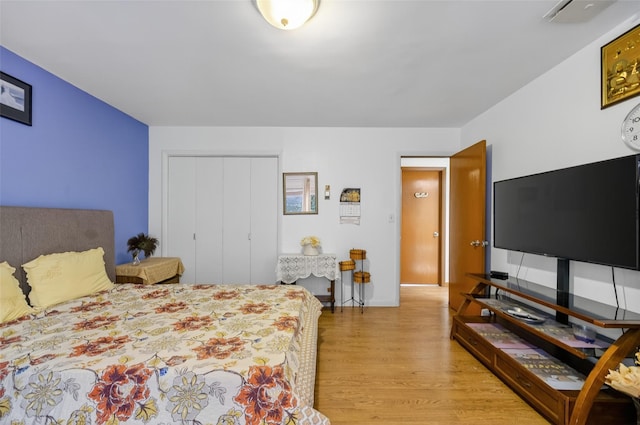 49 Raker Rd, Poughkeepsie, NY 12603 - bedroom featuring light wood-style floors and a closet