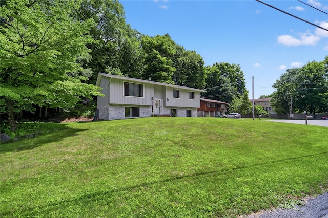 49 Raker Rd, Poughkeepsie, NY 12603 - split foyer home featuring a front lawn