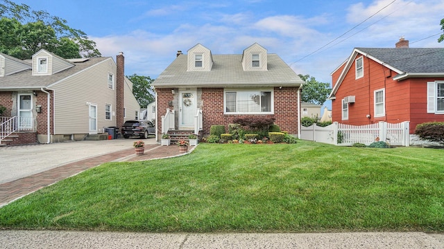2334 Belmont Ave, Elmont, NY 11003 - new england style home with brick siding and entry steps