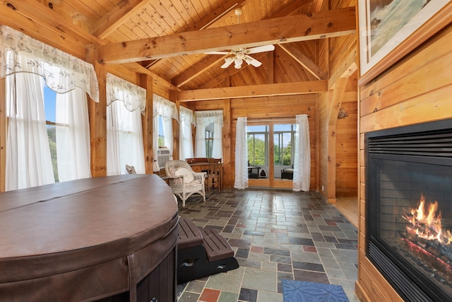 17 Conover Way, Lagrangeville, NY 12540 - sunroom with a hot tub and cooling unit