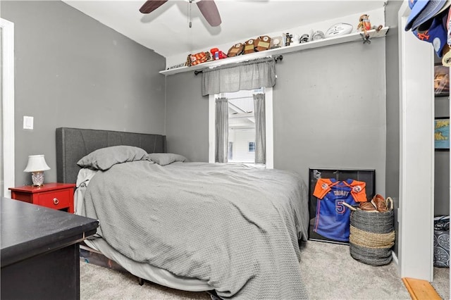 5 Orchard Dr, North Salem, NY 10560 - carpeted bedroom featuring ceiling fan