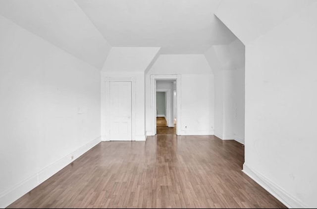 29 William St, Ossining, NY 10562 - additional living space with wood finished floors and lofted ceiling