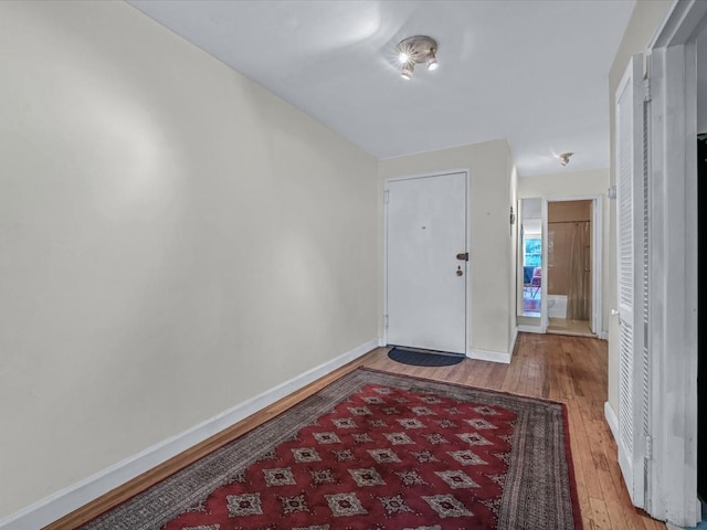 42-30 Douglaston Pkwy Unit 3L, Douglaston, NY 11363 - entrance foyer featuring light wood-type flooring and baseboards