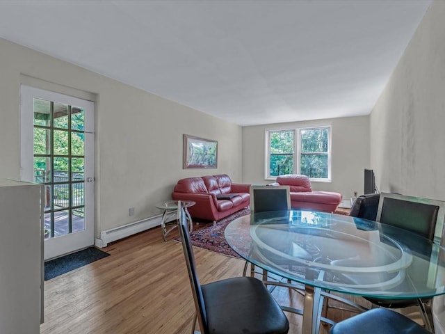 42-30 Douglaston Pkwy Unit 3L, Douglaston, NY 11363 - dining area featuring wood finished floors