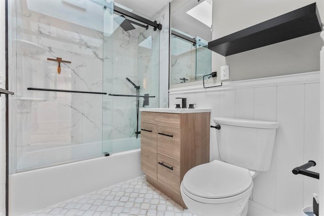 8 W Ln, South Salem, NY 10590 - bathroom featuring bath / shower combo with glass door and vanity
