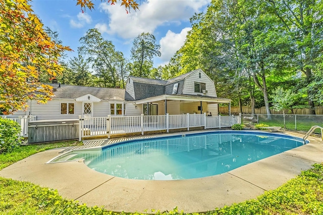 8 W Ln, South Salem, NY 10590 - view of pool with a deck