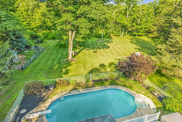 8 W Ln, South Salem, NY 10590 - view of swimming pool with a diving board