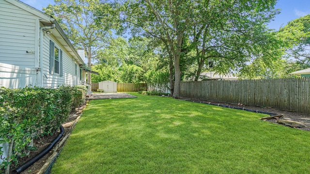 70 Wilson Ave, Mastic Beach, NY 11951 - fenced backyard with a shed
