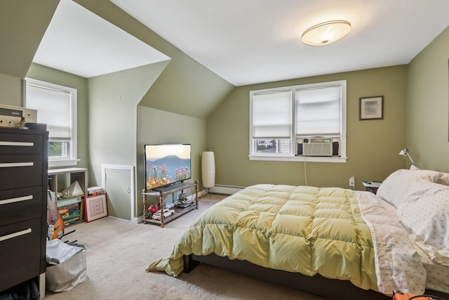 4 Aldine Park, Nyack, NY 10960 - carpeted bedroom featuring cooling unit and lofted ceiling