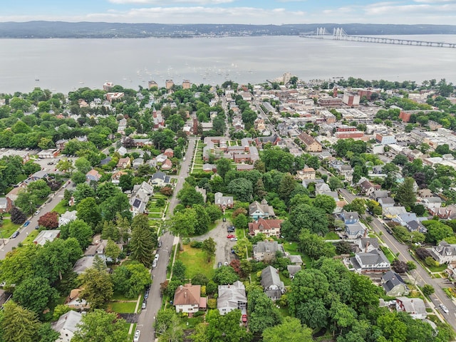 4 Aldine Park, Nyack, NY 10960 - aerial view of property and surrounding area with a notable bridge and a large body of water