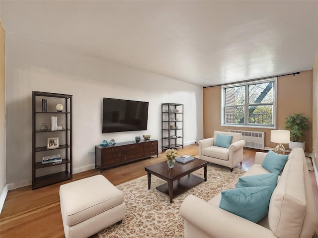 1480 Thieriot Ave Unit 5L, Bronx, NY 10460 - living room with radiator and wood finished floors