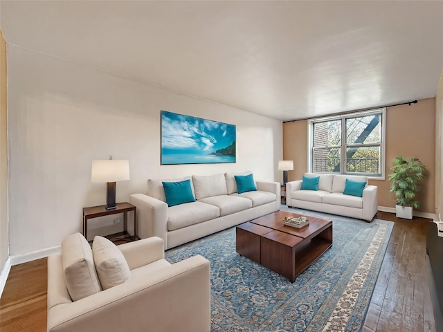1480 Thieriot Ave Unit 5L, Bronx, NY 10460 - living room with wood finished floors and baseboards