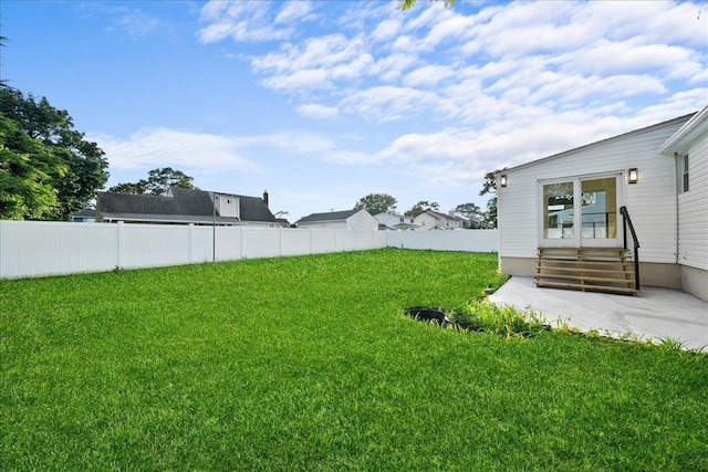 247 N Greene Ave, Lindenhurst, NY 11757 - view of yard with entry steps