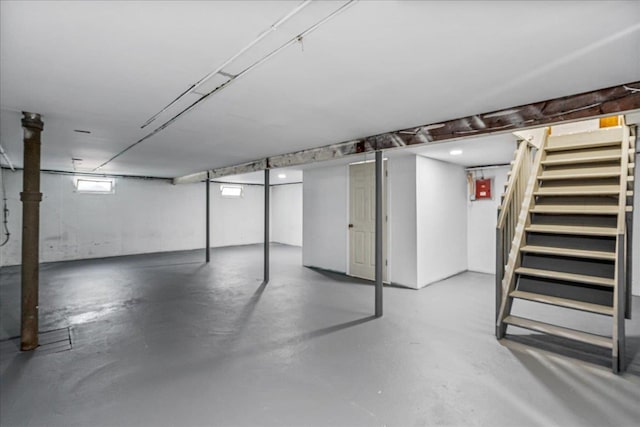 19 Dakota St, Hicksville, NY 11801 - basement with stairs