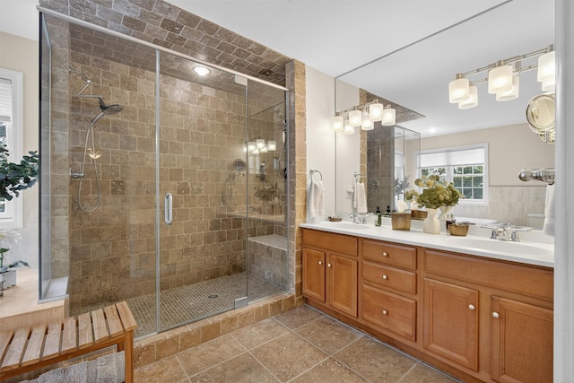 15 E Salem Rd, Fishkill, NY 12524 - full bath with double vanity and a shower stall