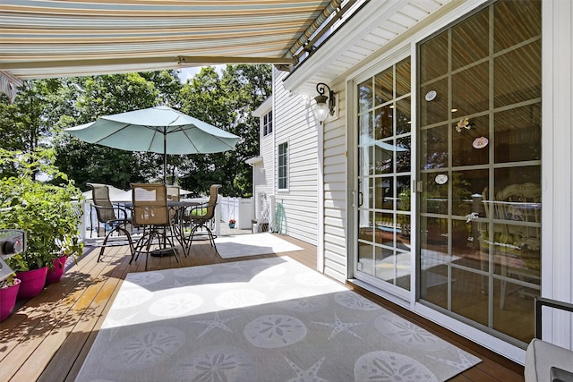 15 E Salem Rd, Fishkill, NY 12524 - view of patio / terrace featuring outdoor dining area and a deck