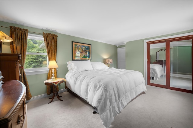 27 Neulist Ave, Port Washington, NY 11050 - bedroom featuring carpet flooring and crown molding
