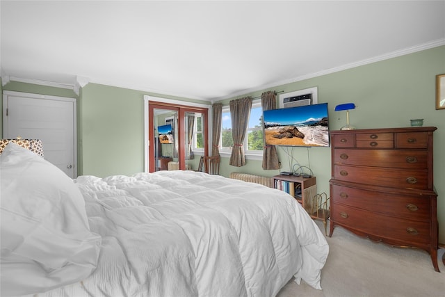 27 Neulist Ave, Port Washington, NY 11050 - bedroom featuring ornamental molding and light colored carpet