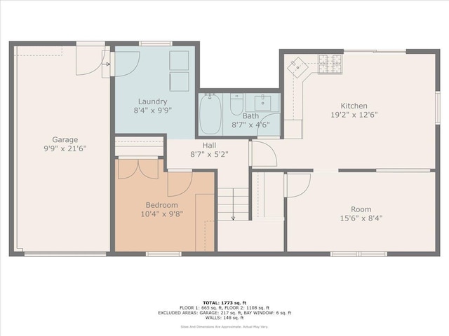 713 Thomas Ave, Baldwin, NY 11510 - view of floor plan / room layout