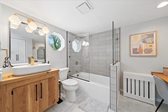 56 Summers St, Oyster Bay, NY 11771 - bathroom with vanity, tile patterned flooring, and bathing tub / shower combination