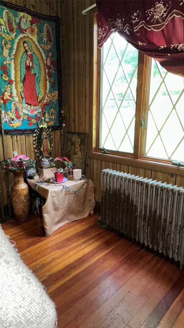 16 Upper Ferndale Rd, Liberty, NY 12754 - living area featuring radiator and hardwood / wood-style flooring