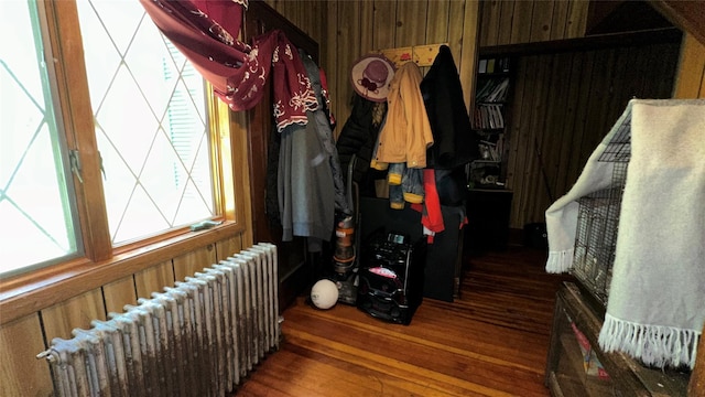 16 Upper Ferndale Rd, Liberty, NY 12754 - mudroom featuring radiator and wood finished floors