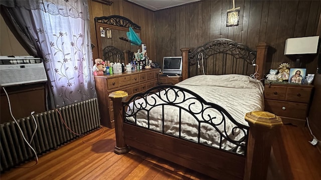 16 Upper Ferndale Rd, Liberty, NY 12754 - bedroom with wooden walls and wood finished floors