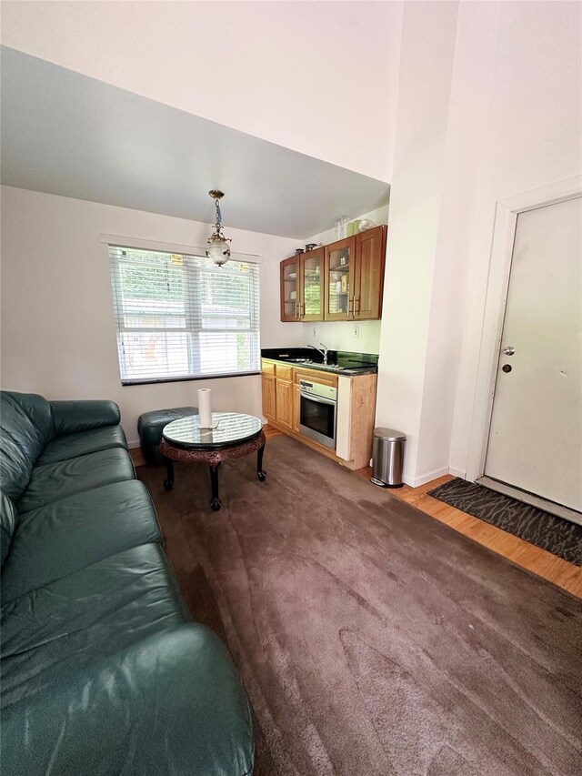 14 Upper Ferndale Rd, Liberty, NY 12754 - living room featuring baseboards