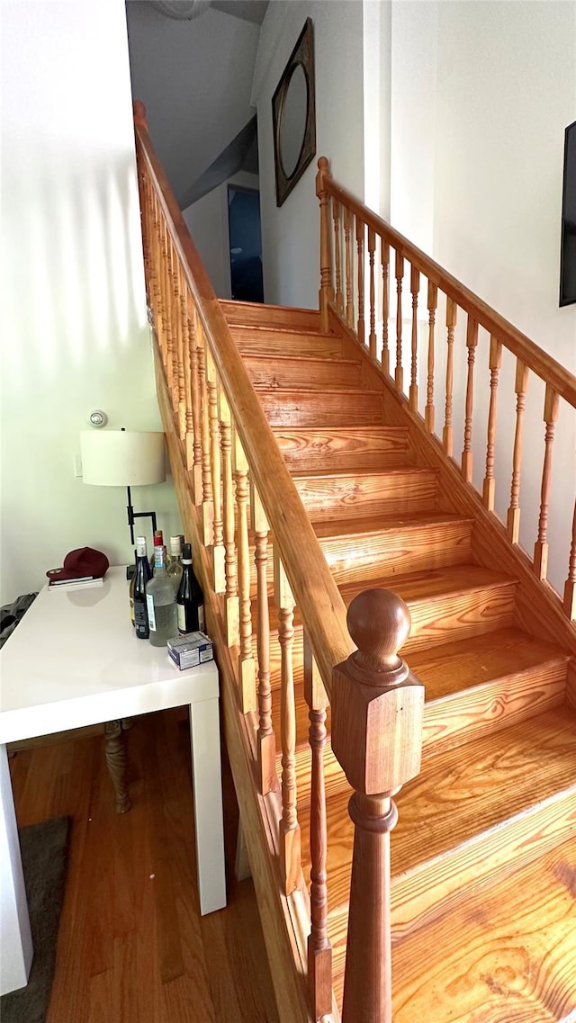 14 Upper Ferndale Rd, Liberty, NY 12754 - stairs with wood finished floors