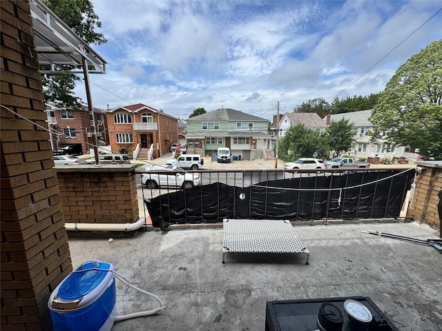 43-53 159th St, Flushing, NY 11358 - patio / terrace featuring a residential view