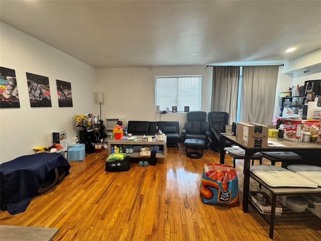 43-53 159th St, Flushing, NY 11358 - living room featuring wood finished floors