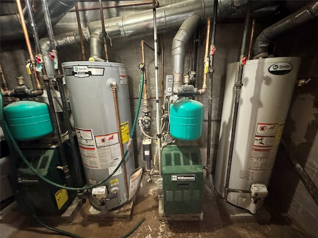 43-53 159th St, Flushing, NY 11358 - utilities featuring water heater and a heating unit