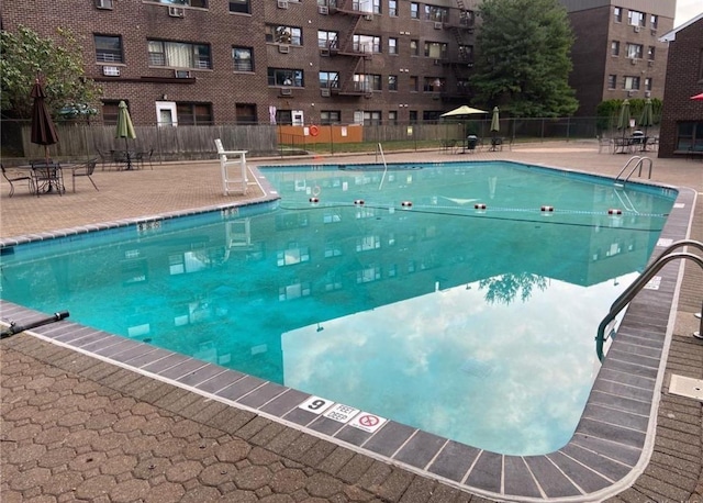 2261 Palmer Ave Unit 2A, New Rochelle, NY 10801 - community pool featuring a patio