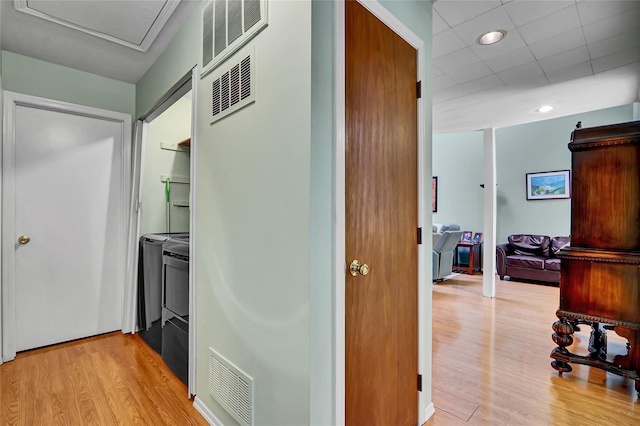 49 Primrose Ln, North Babylon, NY 11703 - hall featuring light wood-type flooring