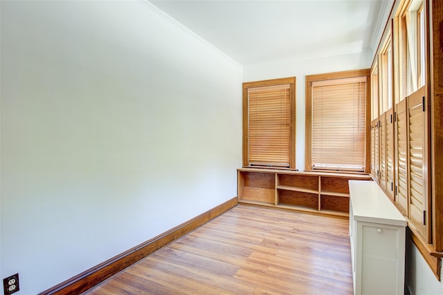 8507 Union Tpke, Glendale, NY 11385 - empty room featuring light wood finished floors and ornamental molding