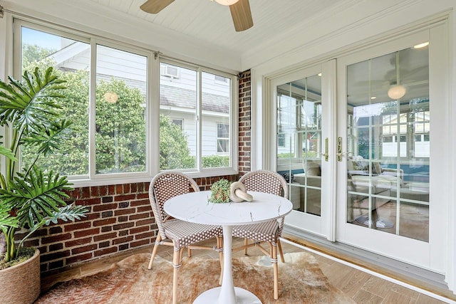 48 Faneuil Pl, New Rochelle, NY 10801 - sunroom / solarium with ceiling fan