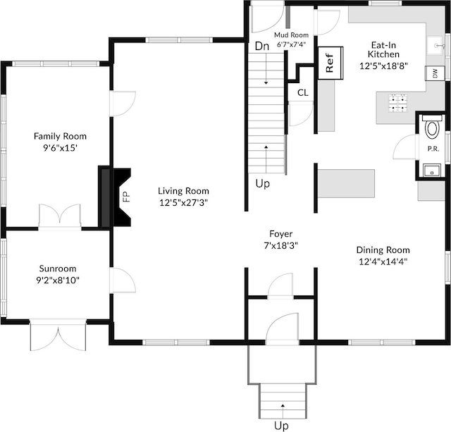 48 Faneuil Pl, New Rochelle, NY 10801 - view of floor plan / room layout