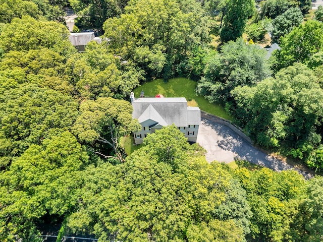 212A Lower Sheep Pasture Rd, East Setauket, NY 11733 - aerial view of property and surrounding area featuring a forest