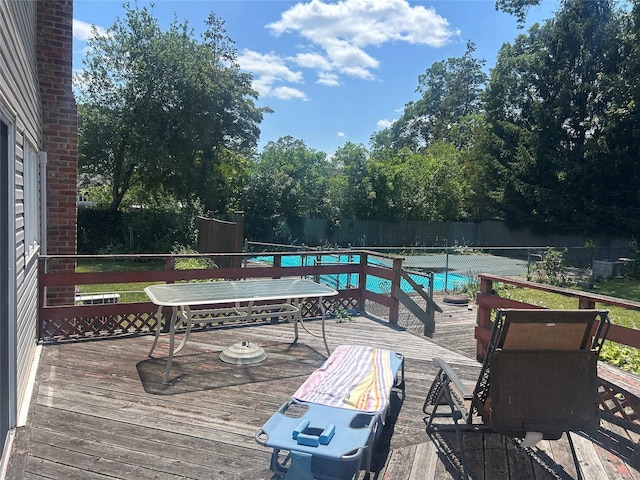 14 Eastwood Dr, North Babylon, NY 11703 - view of wooden deck