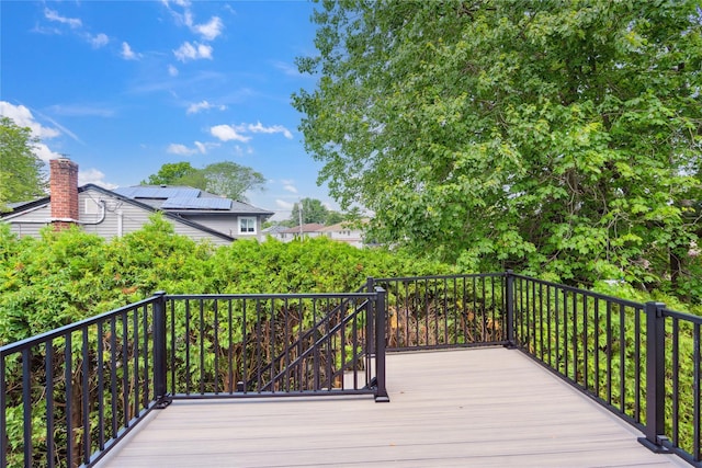 43 Acorn Ln, Plainview, NY 11803 - view of wooden deck
