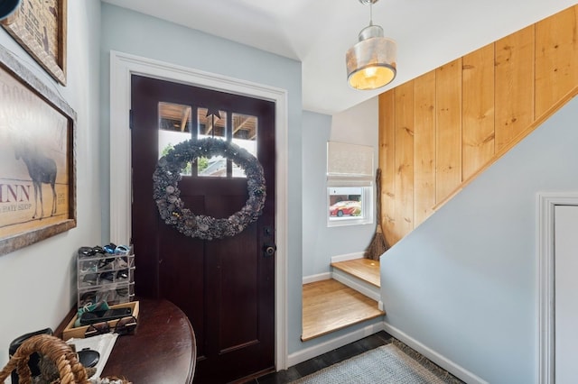 101 Connecticut Ave, Long Beach, NY 11561 - entrance foyer featuring baseboards and dark wood-style floors
