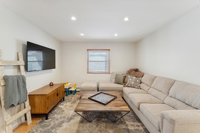 101 Connecticut Ave, Long Beach, NY 11561 - living area featuring recessed lighting and light wood-style floors