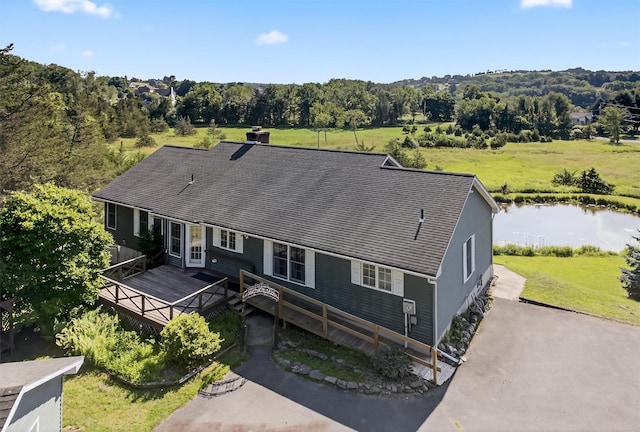 81 Hambletonian Rd, Chester, NY 10918 - aerial view of property and surrounding area featuring a large body of water