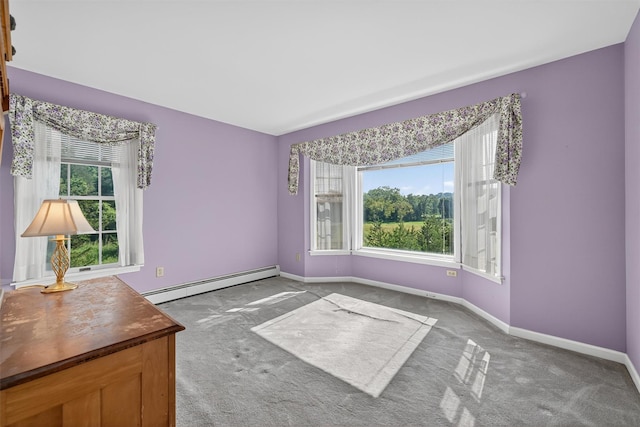 81 Hambletonian Rd, Chester, NY 10918 - carpeted spare room featuring baseboard heating and baseboards