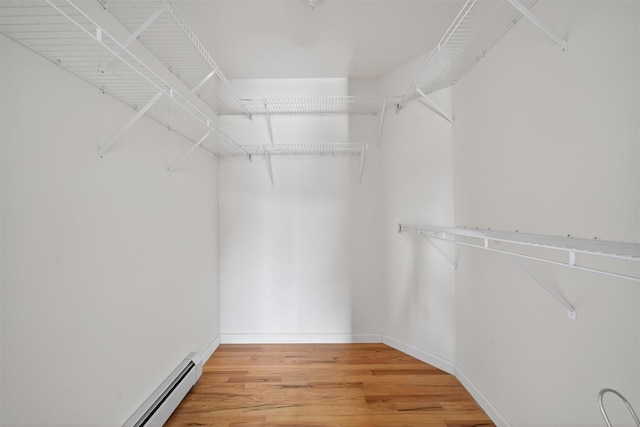 81 Hambletonian Rd, Chester, NY 10918 - spacious closet with light wood finished floors and baseboard heating