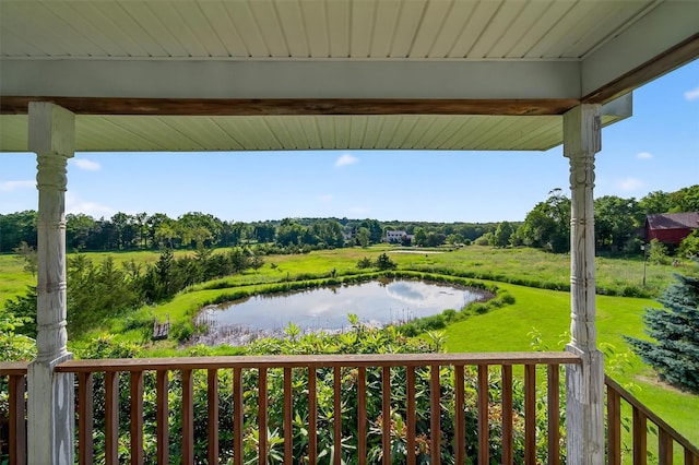 81 Hambletonian Rd, Chester, NY 10918 - balcony featuring a water view